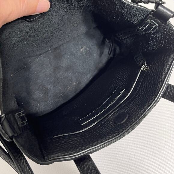 Rebecca Minkoff Mini Unlined Tote Handbag Black - Picture 11 of 15